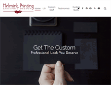 Tablet Screenshot of helminkprinting.com